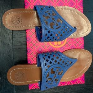 Tory Burch Caged Logo Sandals